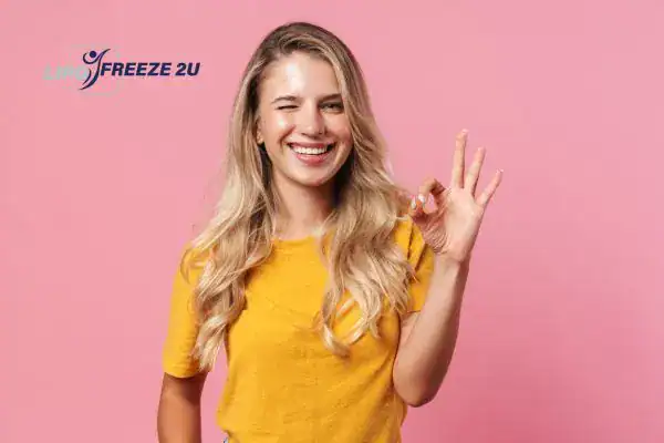 Picture of happy woman after HIFU vaginal tightening Basingstoke