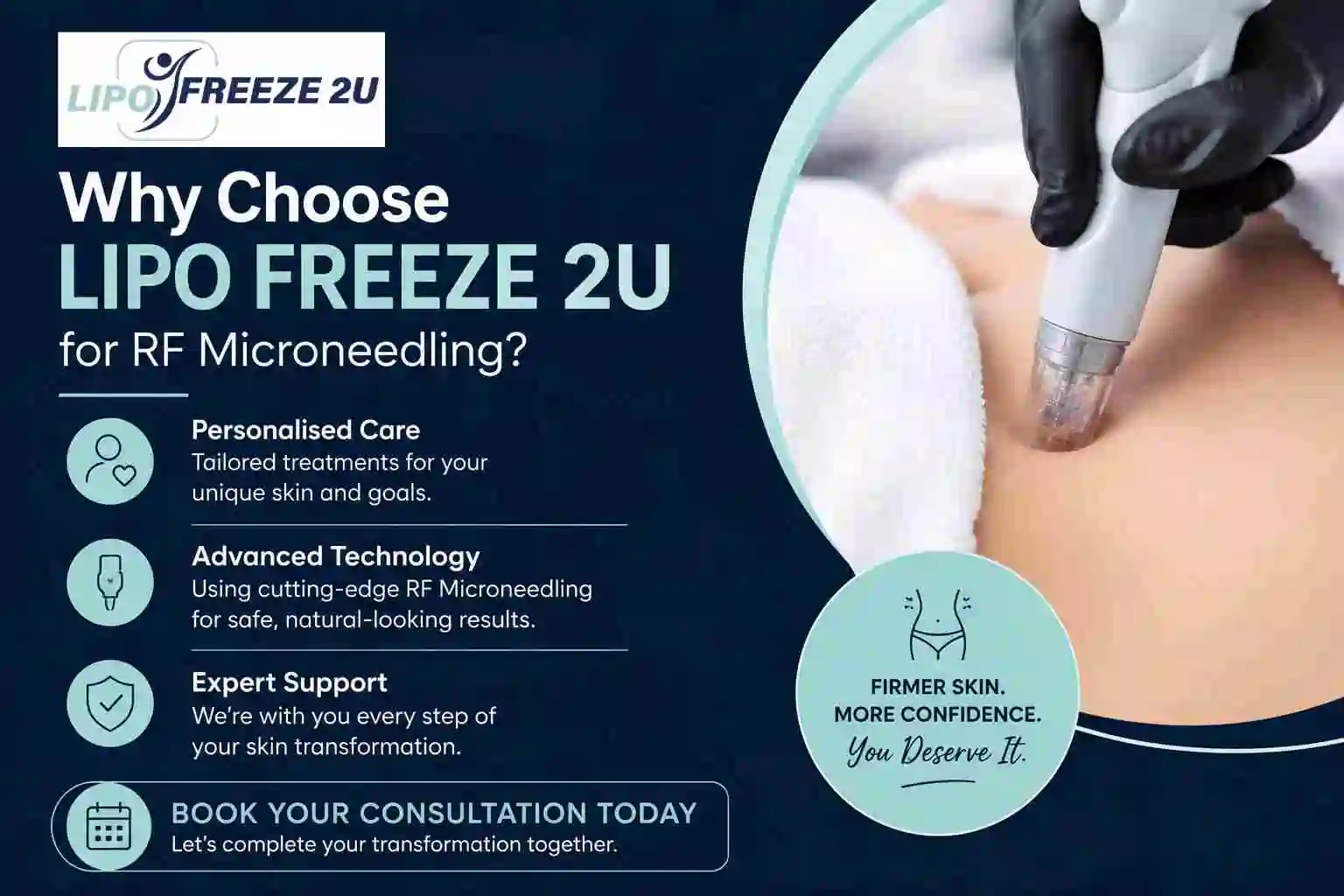 Why Choose LIPO FREEZE 2U for RF Microneedling Basingstoke?